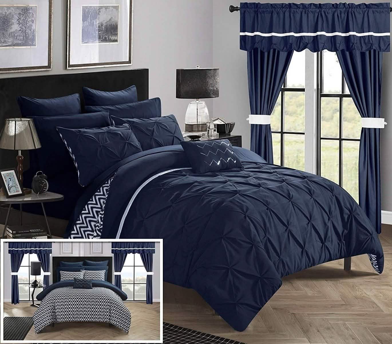 20-Piece: Knoxville Reversible Comforter Complete Bed DailySale