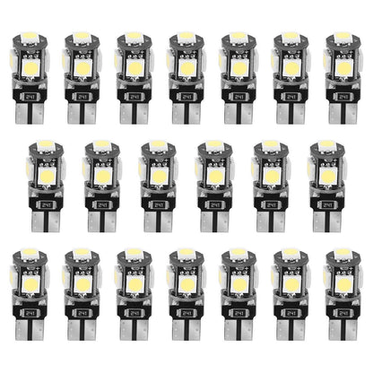 20-Piece: T10 SMD5050 LED Light Bulbs DailySale