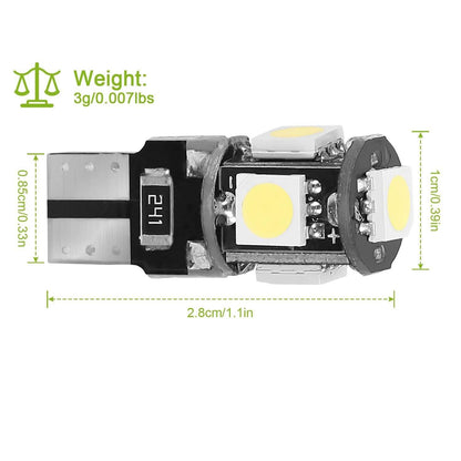 20-Piece: T10 SMD5050 LED Light Bulbs DailySale