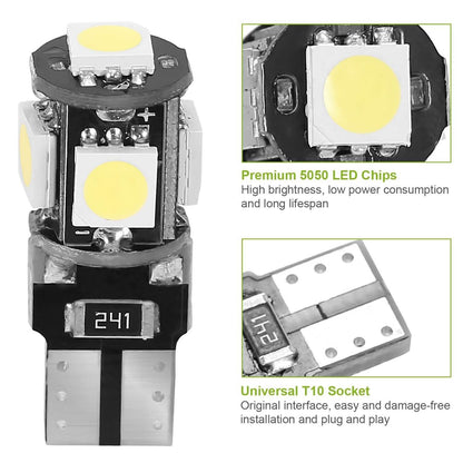 20-Piece: T10 SMD5050 LED Light Bulbs DailySale