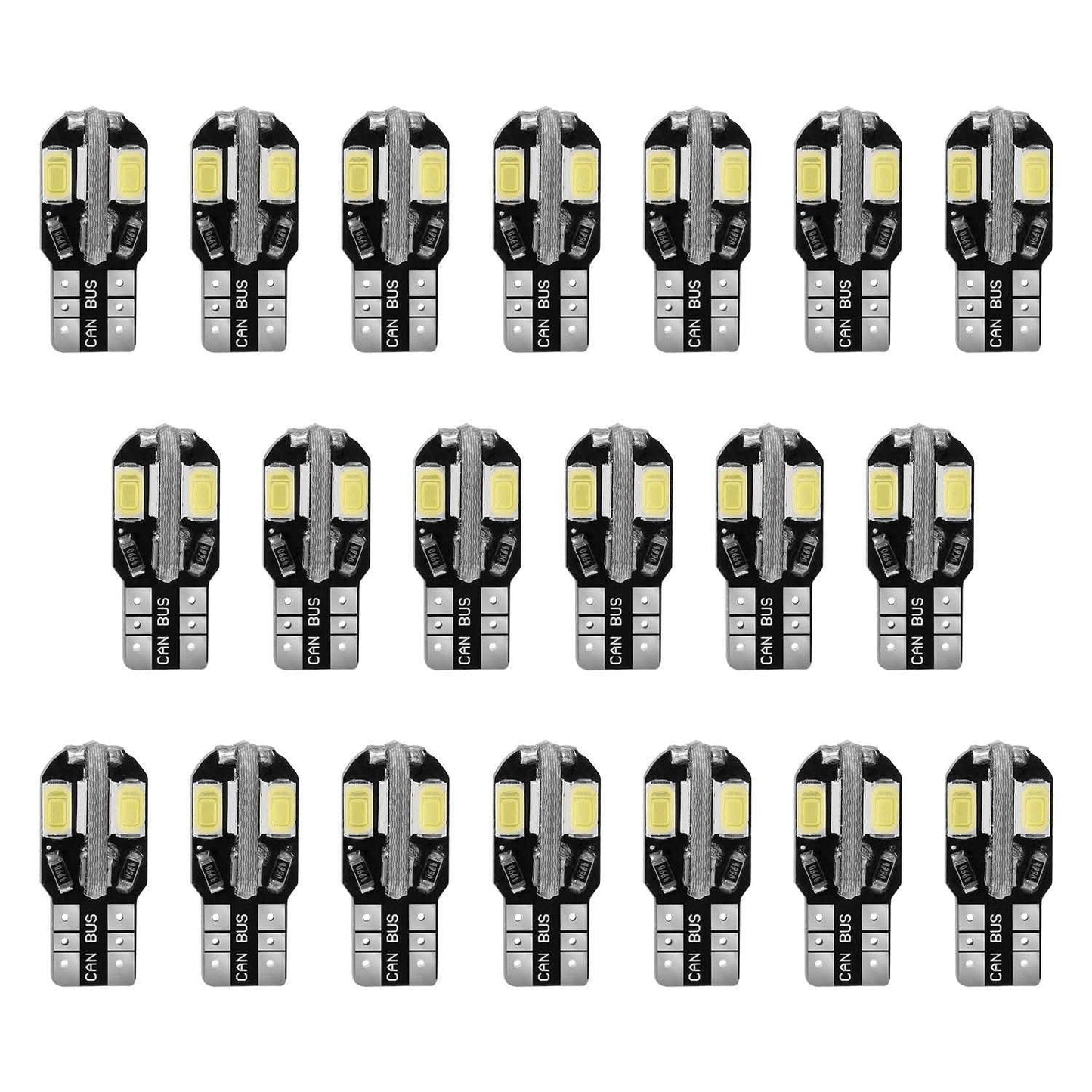 20-Piece: T10 SMD5730 LED Light Bulbs DailySale