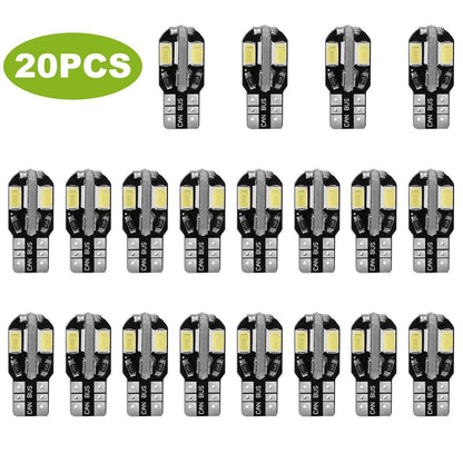 20-Piece: T10 SMD5730 LED Light Bulbs DailySale