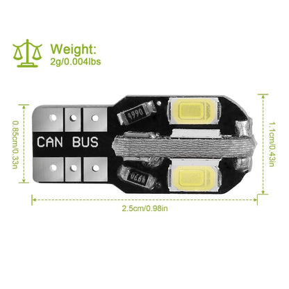 20-Piece: T10 SMD5730 LED Light Bulbs DailySale