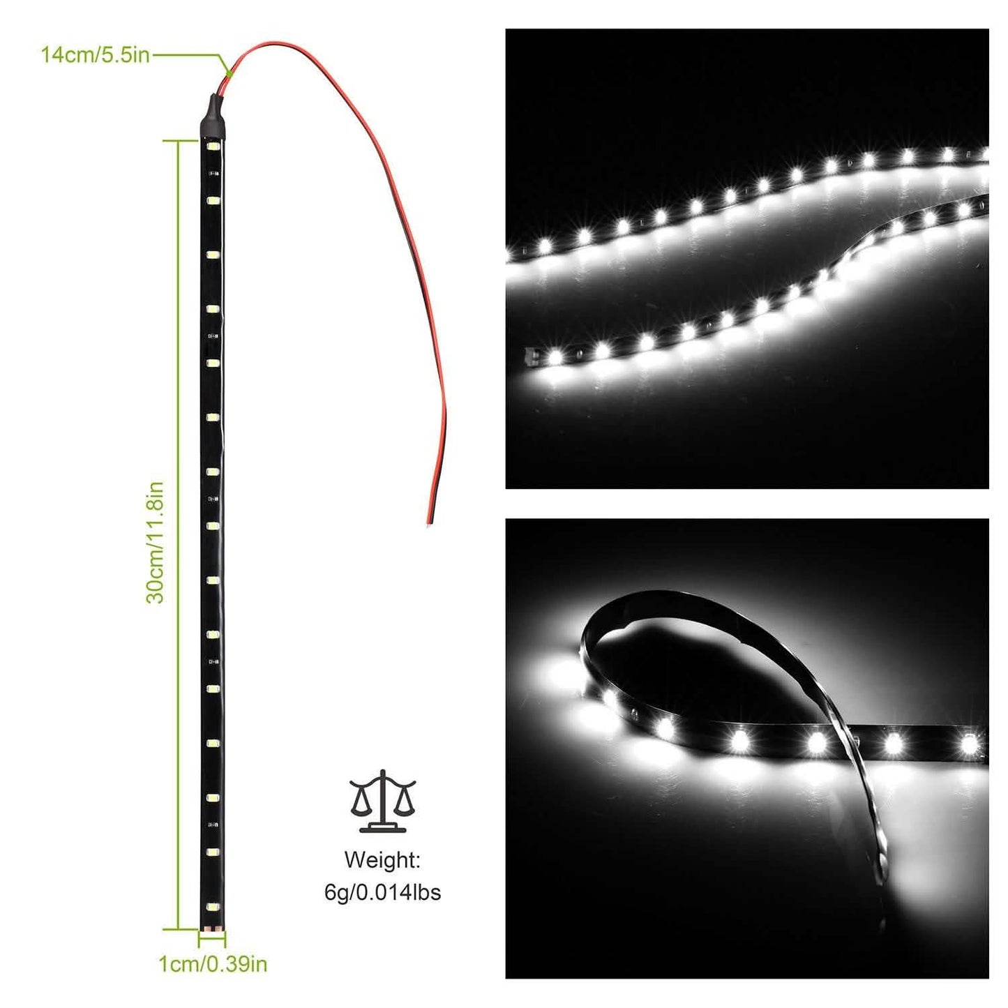 20-Pieces: 12V Auto-LED Light Strip DailySale