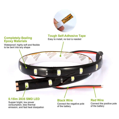 20-Pieces: 12V Auto-LED Light Strip DailySale