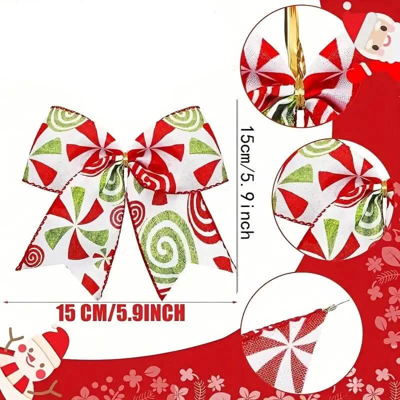 20-Pieces: Christmas Tree Bow Decorations DailySale