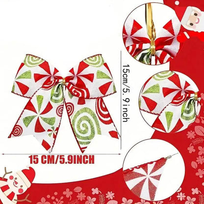 20-Pieces: Christmas Tree Bow Decorations DailySale