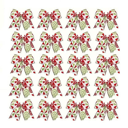 20-Pieces: Christmas Tree Bow Decorations DailySale