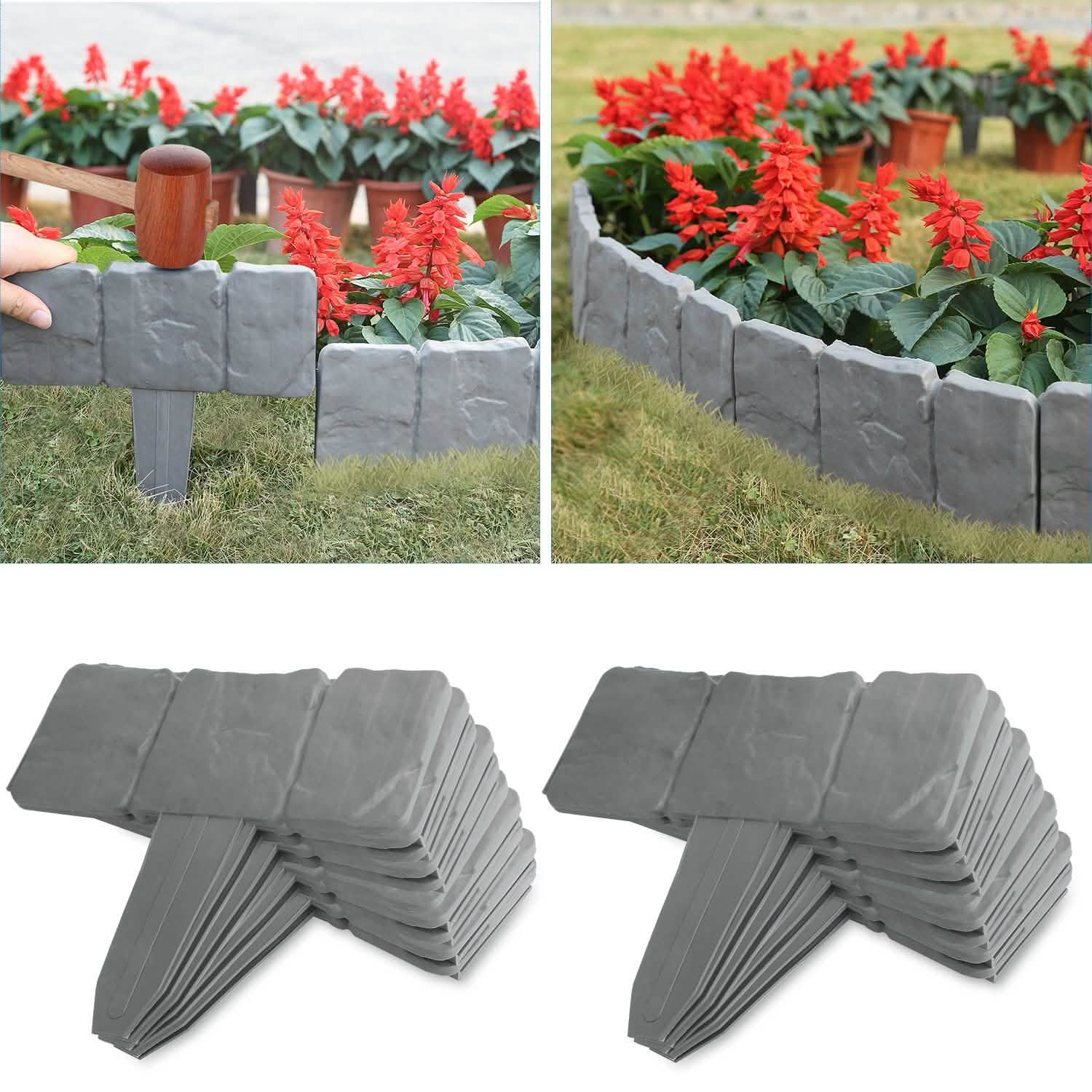 20-Pieces: Plastic Cobbled Stone Effect DailySale
