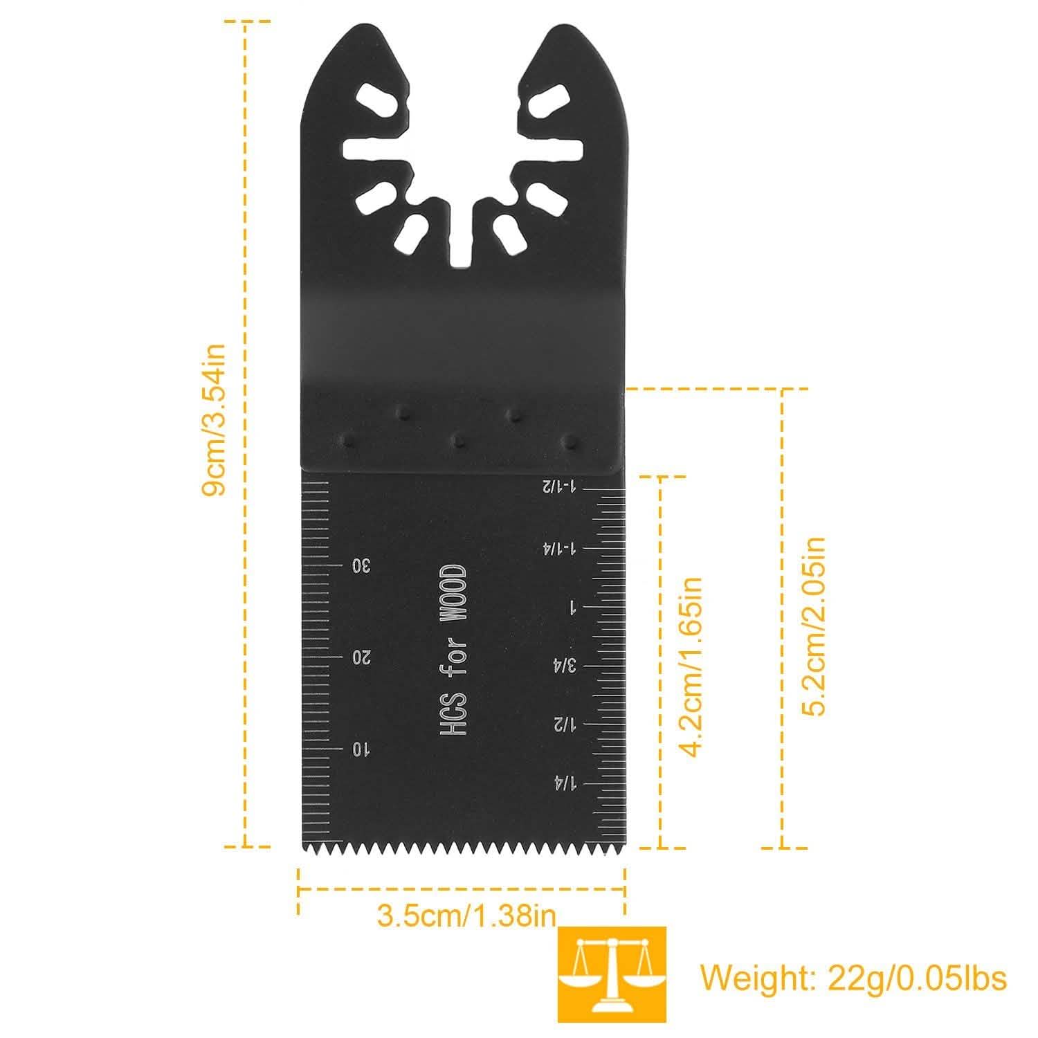 20-Pieces Set: Saw Blade Metal Oscillating Multitool Cutter Fit DailySale
