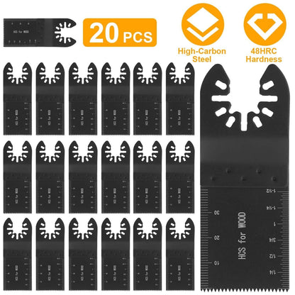 20-Pieces Set: Saw Blade Metal Oscillating Multitool Cutter Fit DailySale