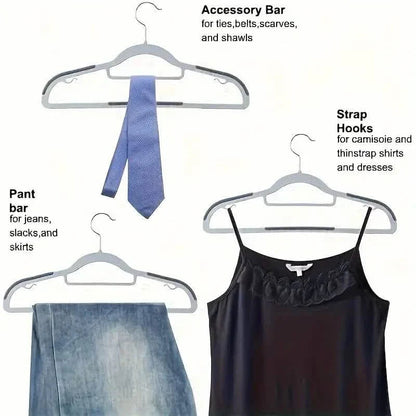 20-Pieces: Slip Traceless Clothes Racks, Sturdy Heavy Duty Coat Durable Hangers DailySale