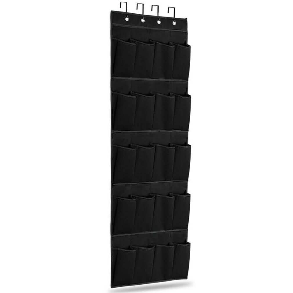 20 Pocket: Over the Door Shoe Rack Organizer DailySale