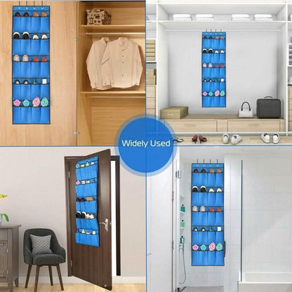20 Pocket: Over the Door Shoe Rack Organizer DailySale