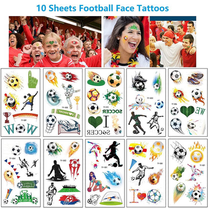 20 Sheet 2022 Football World Cup Football Sports Face Sticker DailySale