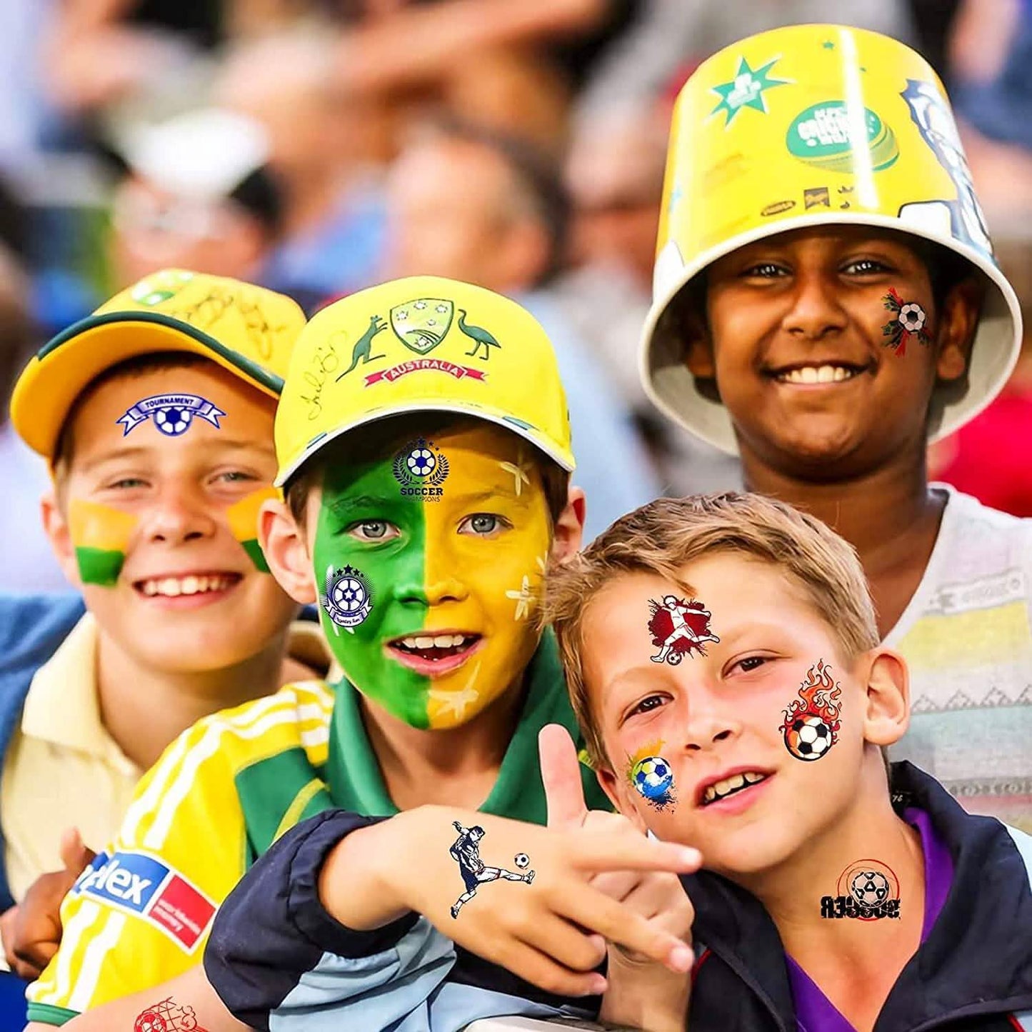 20 Sheet 2022 Football World Cup Football Sports Face Sticker DailySale