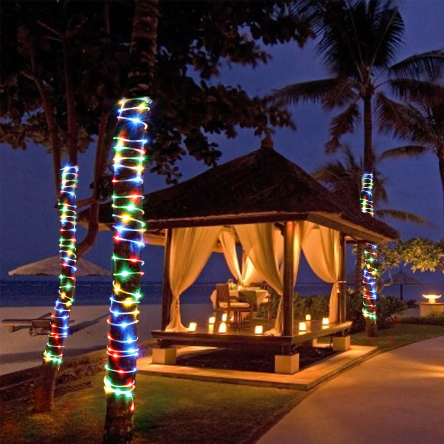 200 Led Multi-Color Waterproof Solar Rope String Fairy Lights DailySale