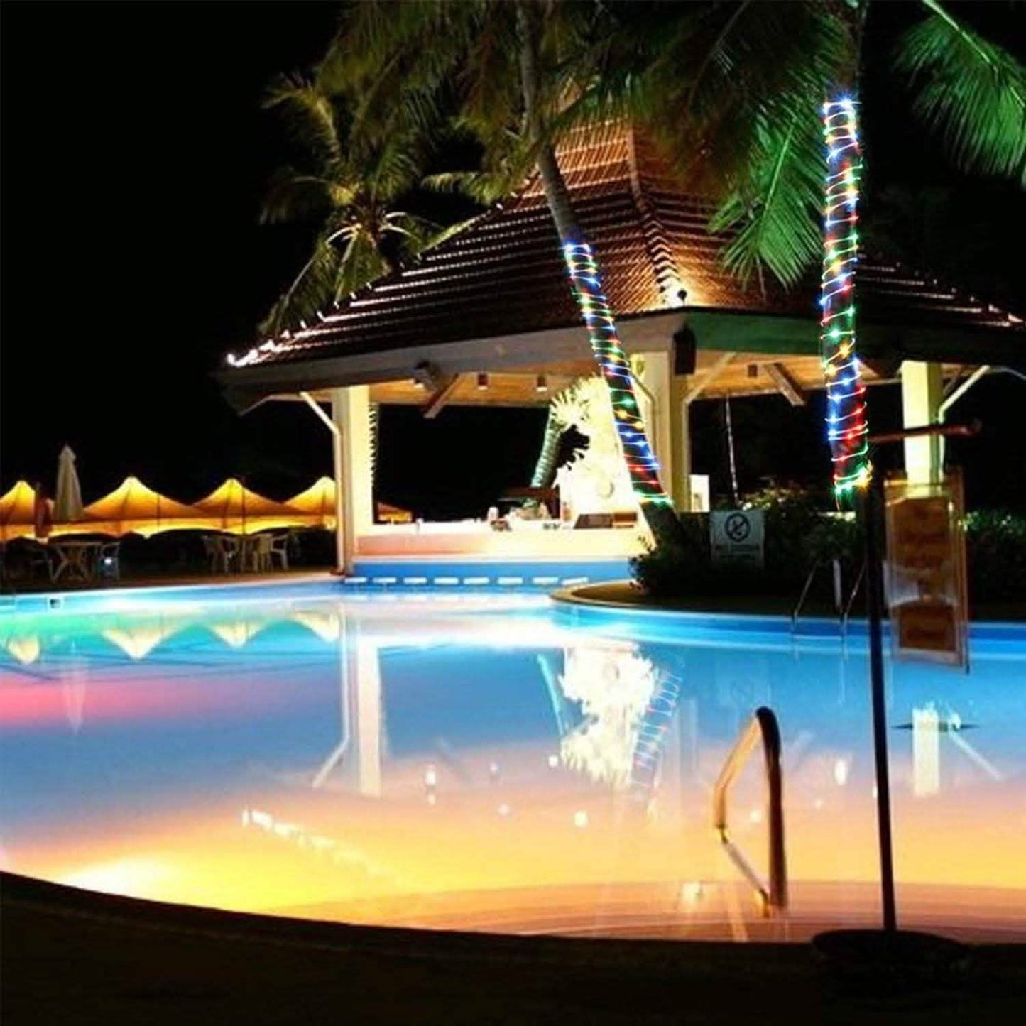 200 Led Multi-Color Waterproof Solar Rope String Fairy Lights DailySale