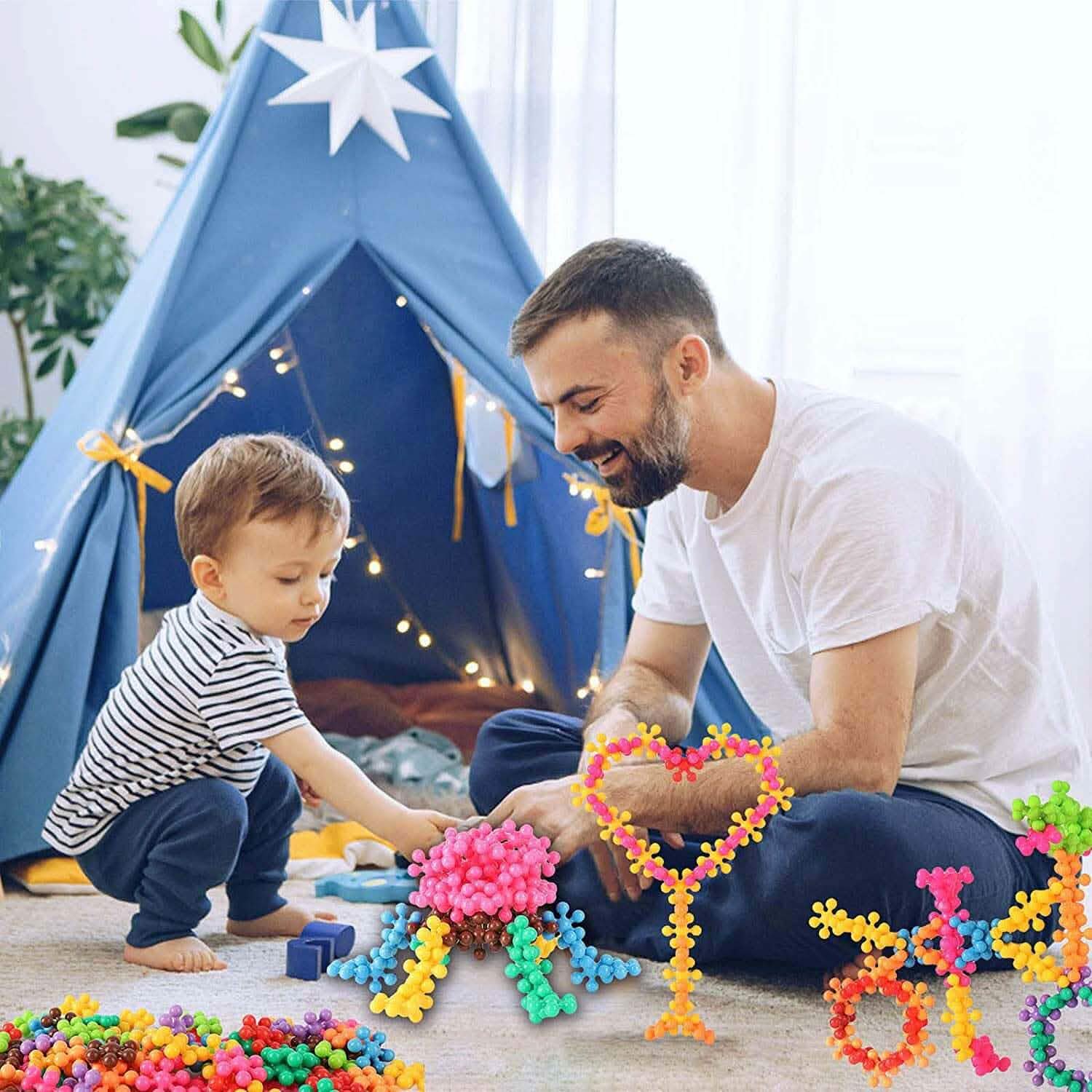 200-Piece: 3D Interlocking Building Blocks STEM Toy DailySale