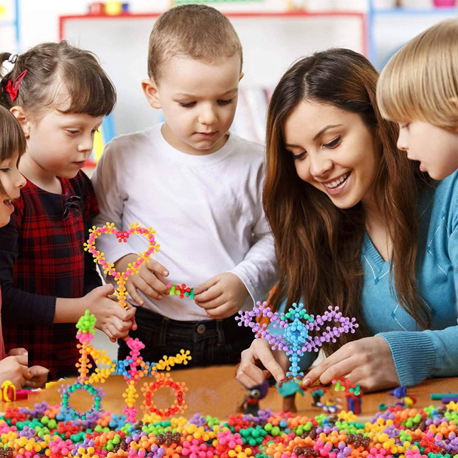 200-Piece: 3D Interlocking Building Blocks STEM Toy DailySale