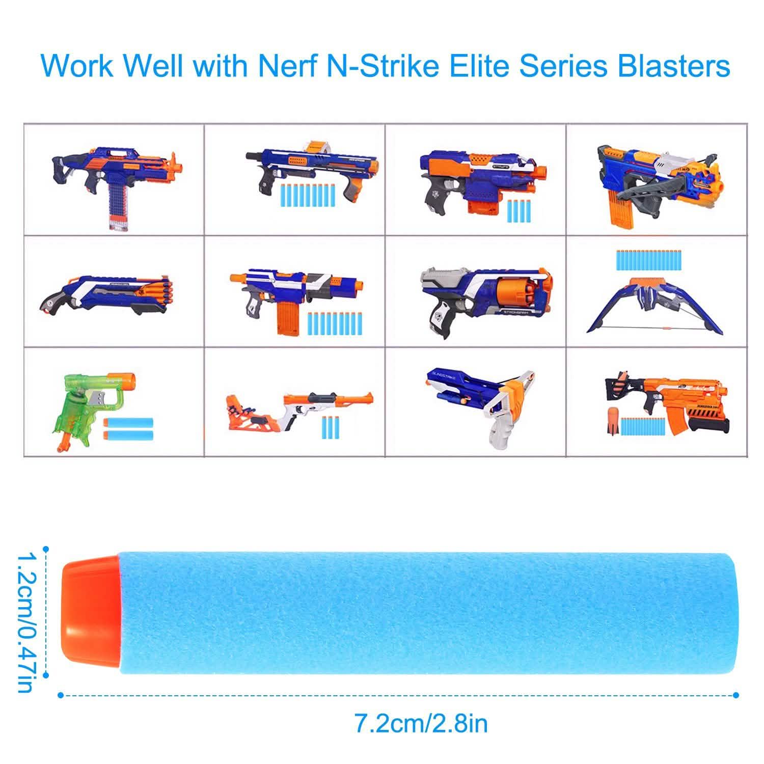 200-Pieces: Compatible Darts Refill for Nerf N-Strike Elite Series DailySale