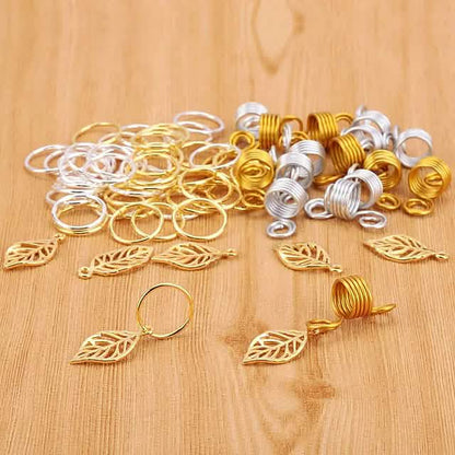 200-Pieces: Loc Hair Jewelry for Women Braids and Dreadlocks DailySale