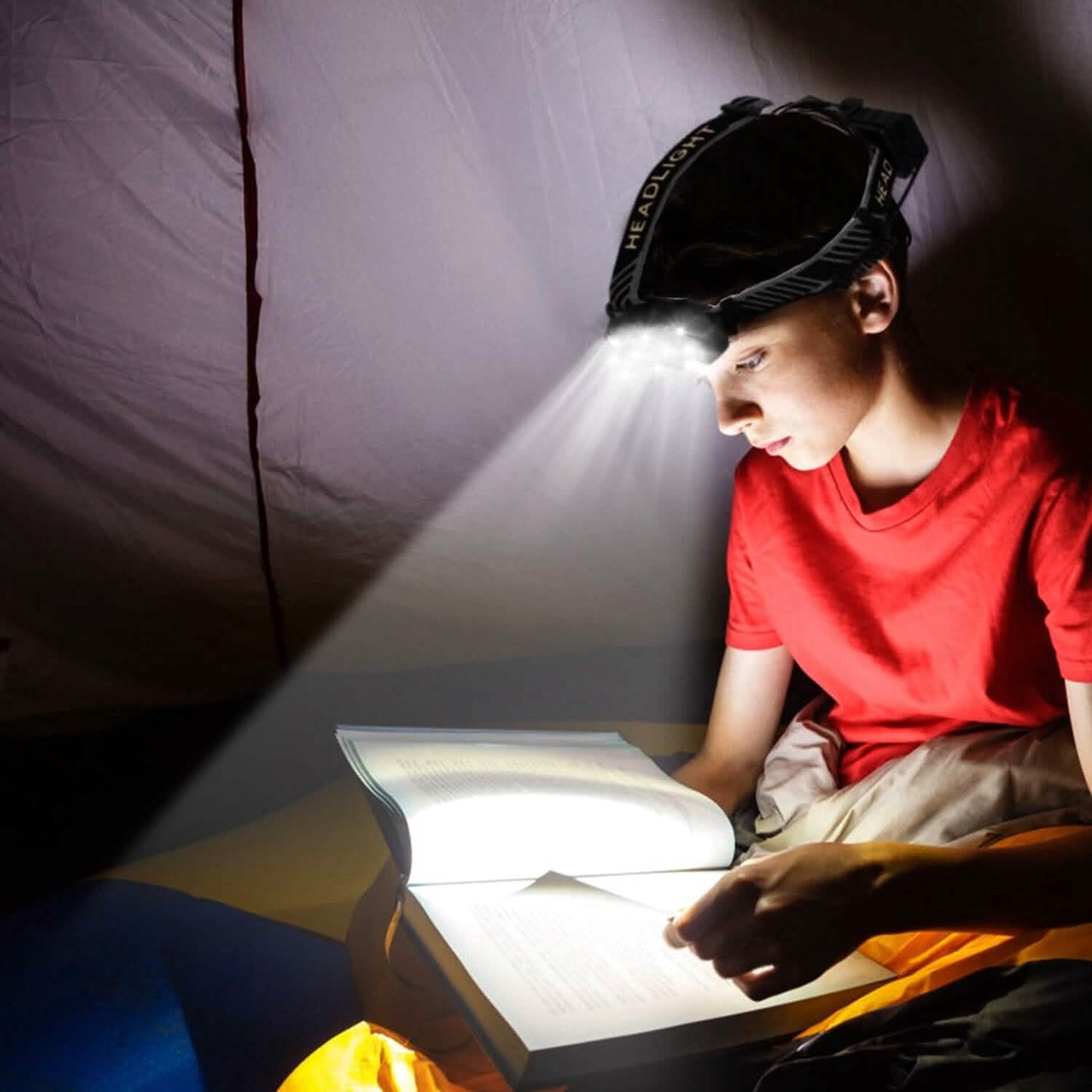 20000LM LED Headlamp 8 Lighting Modes Rechargeable DailySale