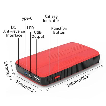 20000mah Car Jump Starter Portable Car Battery Booster Charger DailySale
