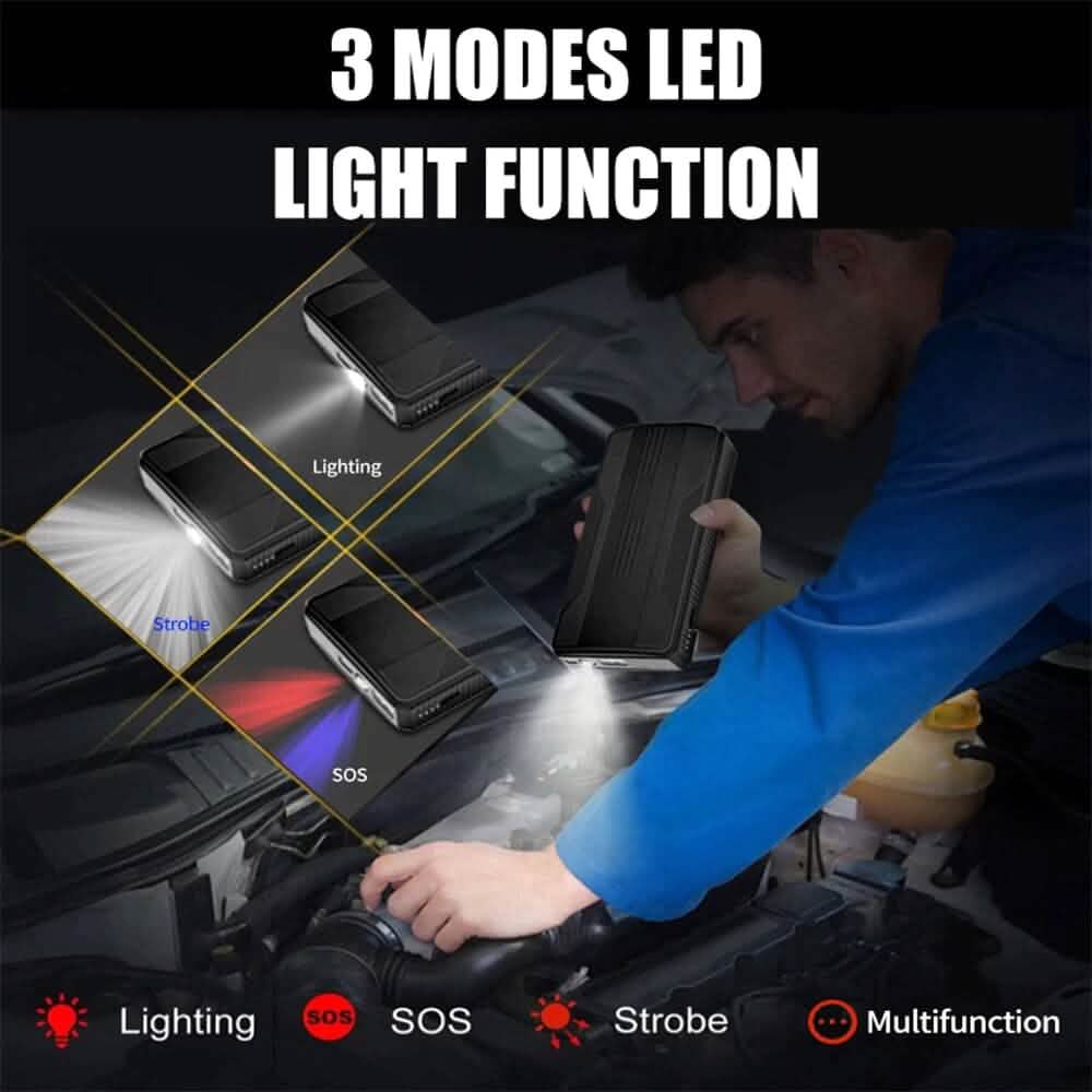 20000mah Car Jump Starter Portable Car Battery Booster Charger DailySale