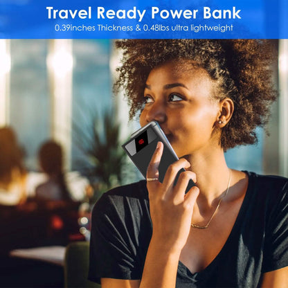 20,000mAh Power Bank Ultra-thin External Battery Pack DailySale