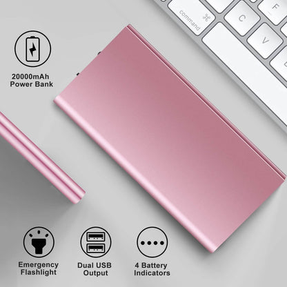 20000mAh Power Bank Ultra Thin External Battery Pack DailySale