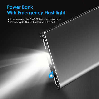 20000mAh Power Bank Ultra Thin External Battery Pack DailySale