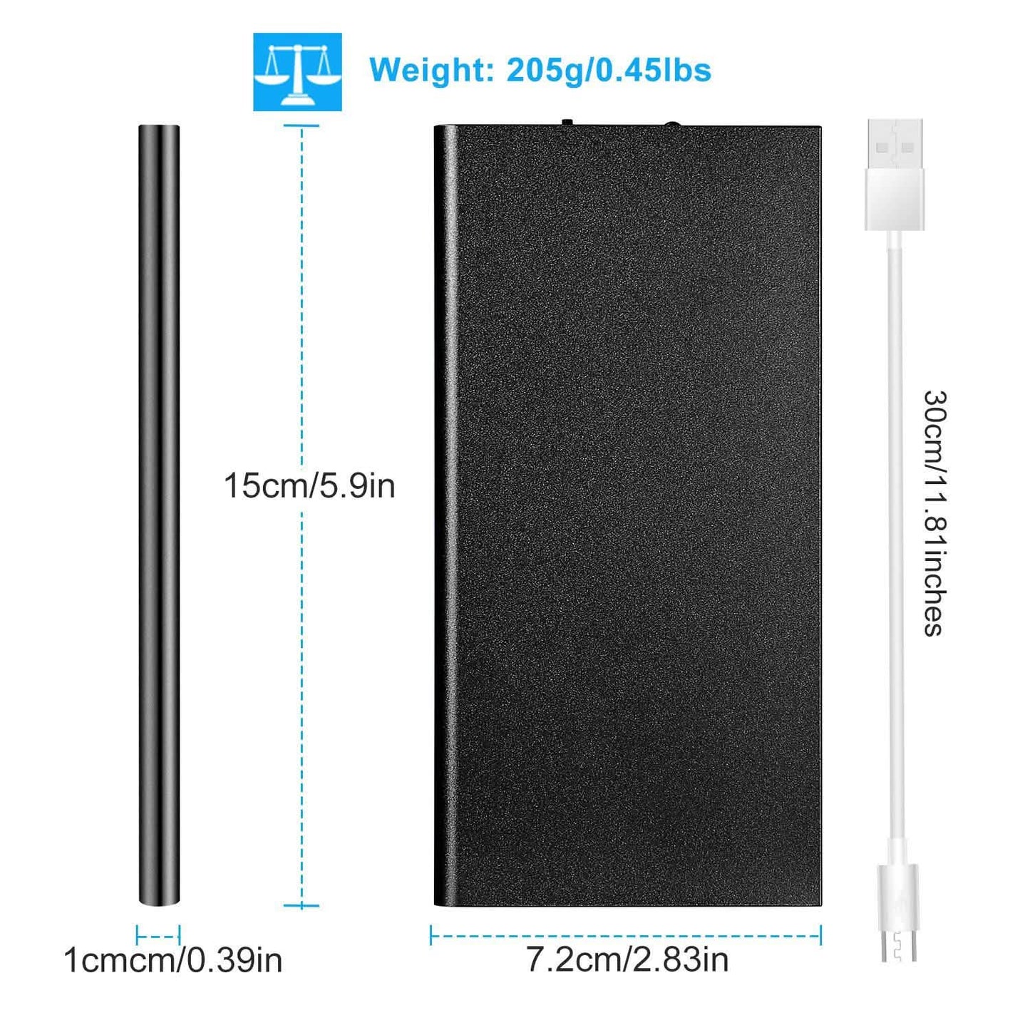 20000mAh Power Bank Ultra Thin External Battery Pack DailySale