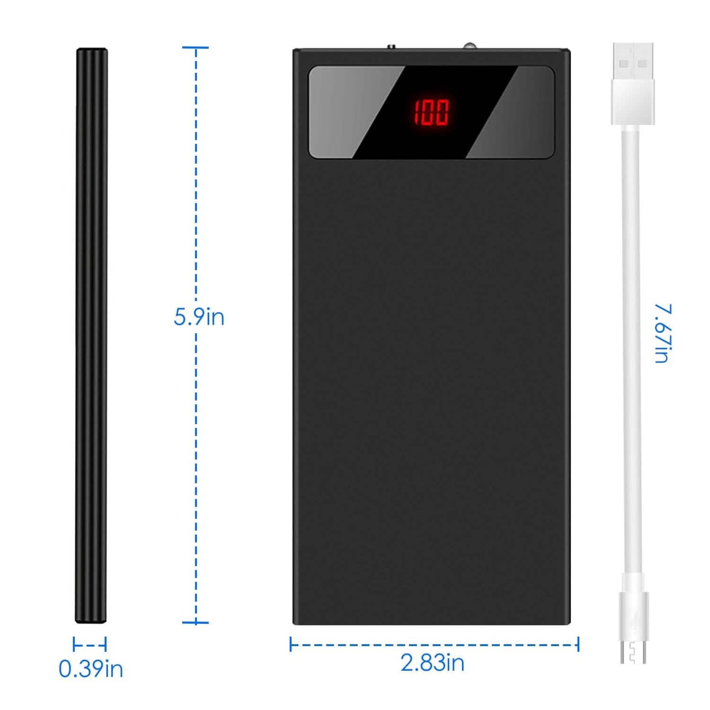 20,000mAh Power Bank Ultra-thin External Battery Pack DailySale