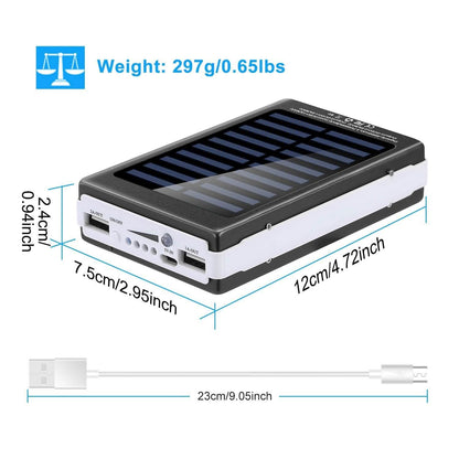 20,000mAh Solar Power Bank DailySale