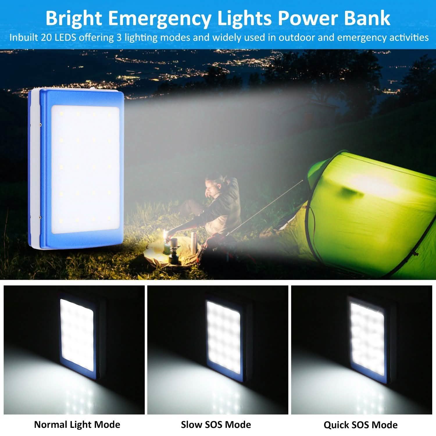 20,000mAh Solar Power Bank DailySale