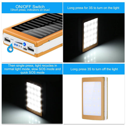 20,000mAh Solar Power Bank DailySale