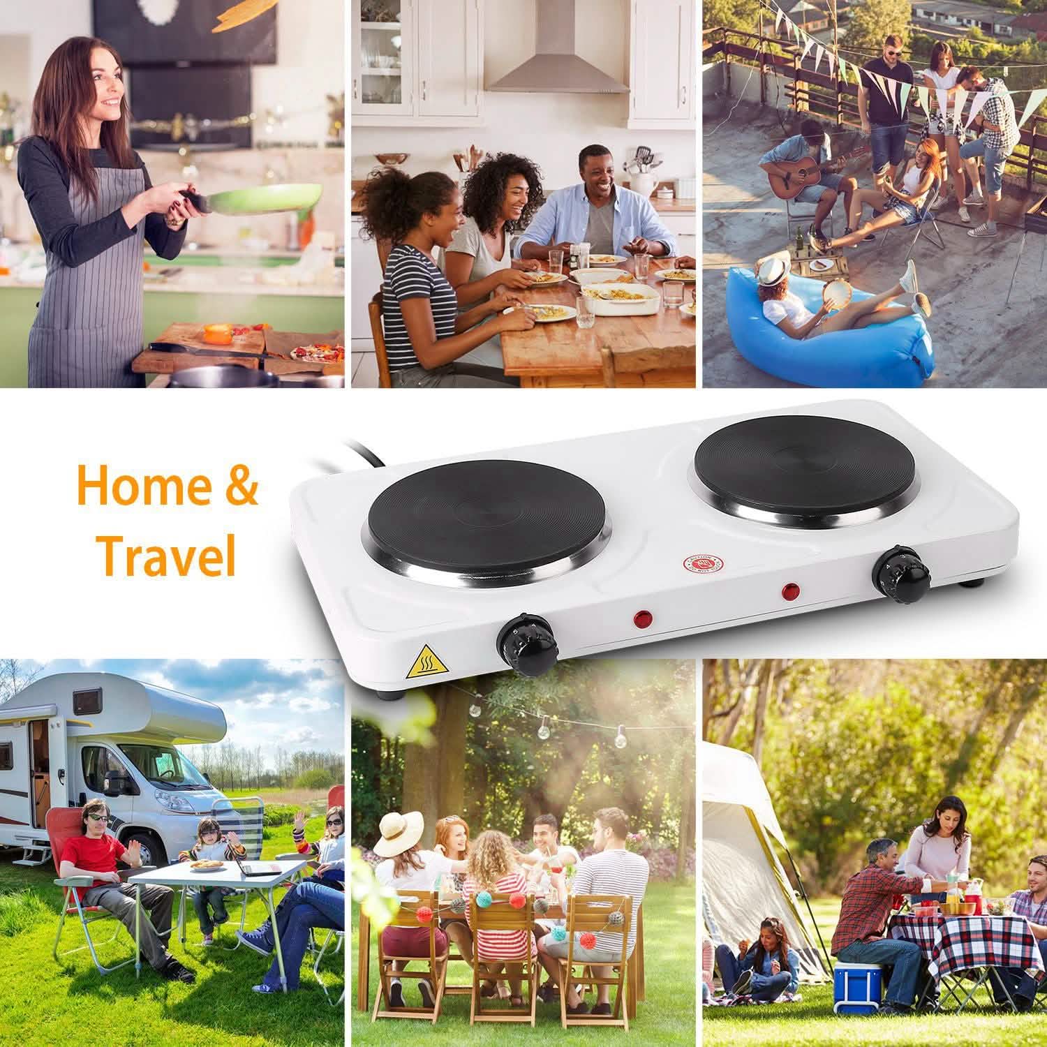 2000W Portable Double Electric Burner DailySale