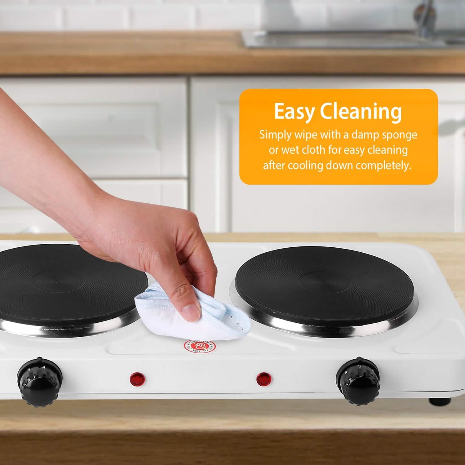 2000W Portable Double Electric Burner DailySale