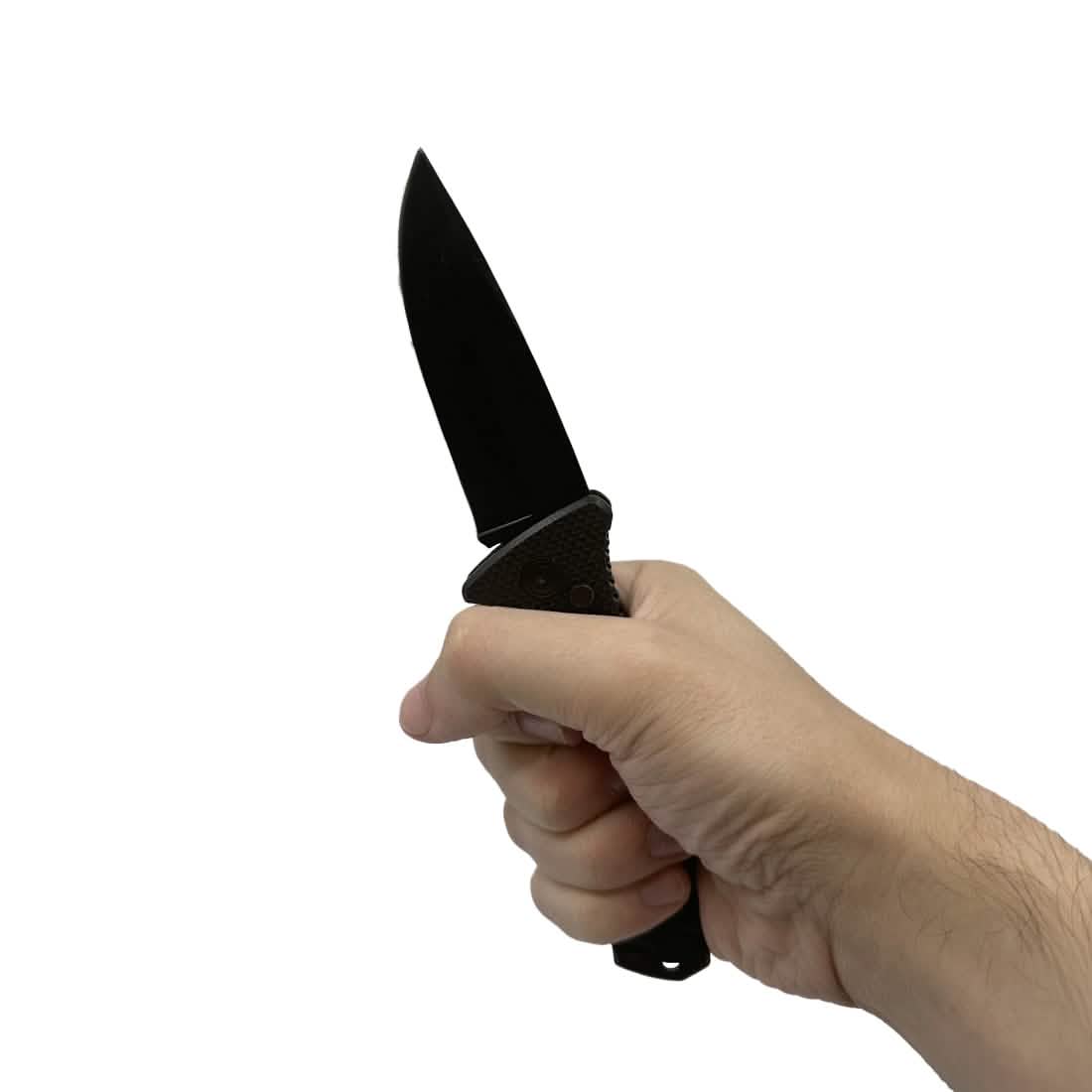 2-Pack: 4.75" Spring Assisted Automatic Knife W/ Drop Point Blade DailySale