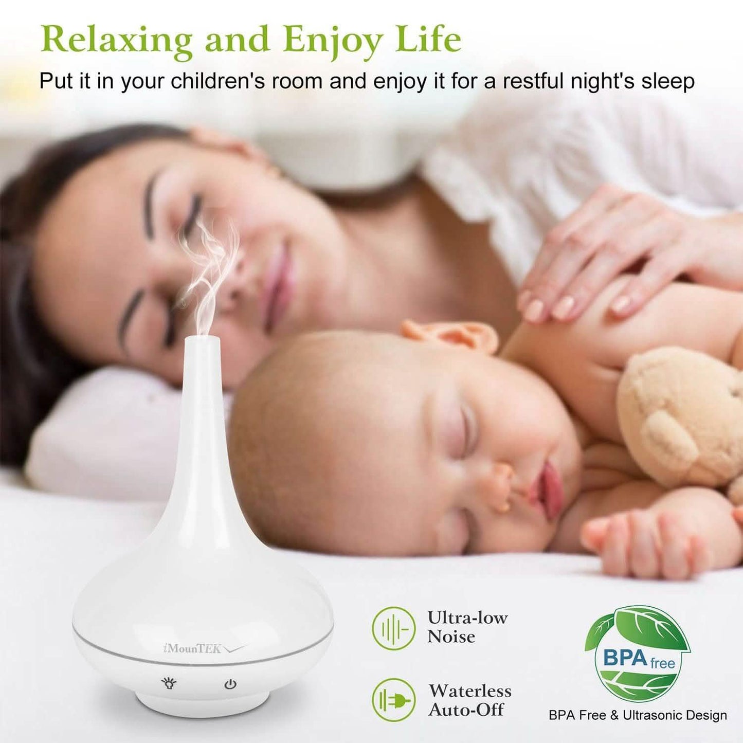 200ml Cool Mist Humidifier Ultrasonic Aroma Essential DailySale