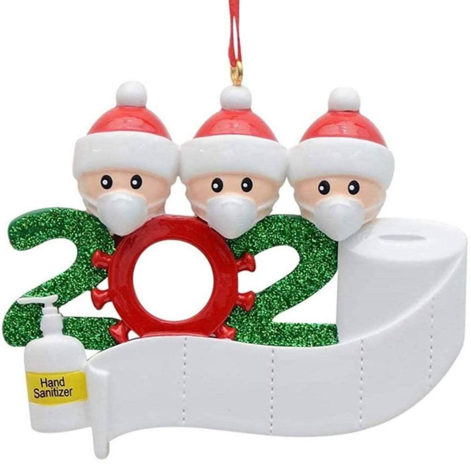 2020 Quarantine Family Personalized Christmas Ornaments DailySale