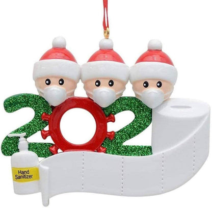 2020 Quarantine Family Personalized Christmas Ornaments DailySale