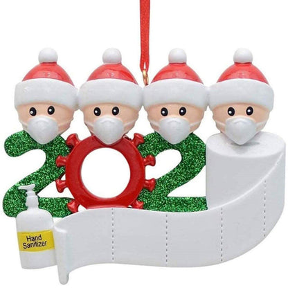 2020 Quarantine Family Personalized Christmas Ornaments DailySale