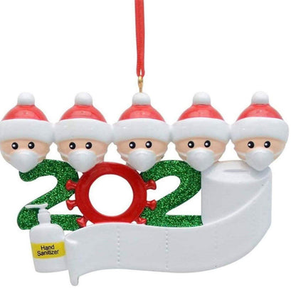 2020 Quarantine Family Personalized Christmas Ornaments DailySale