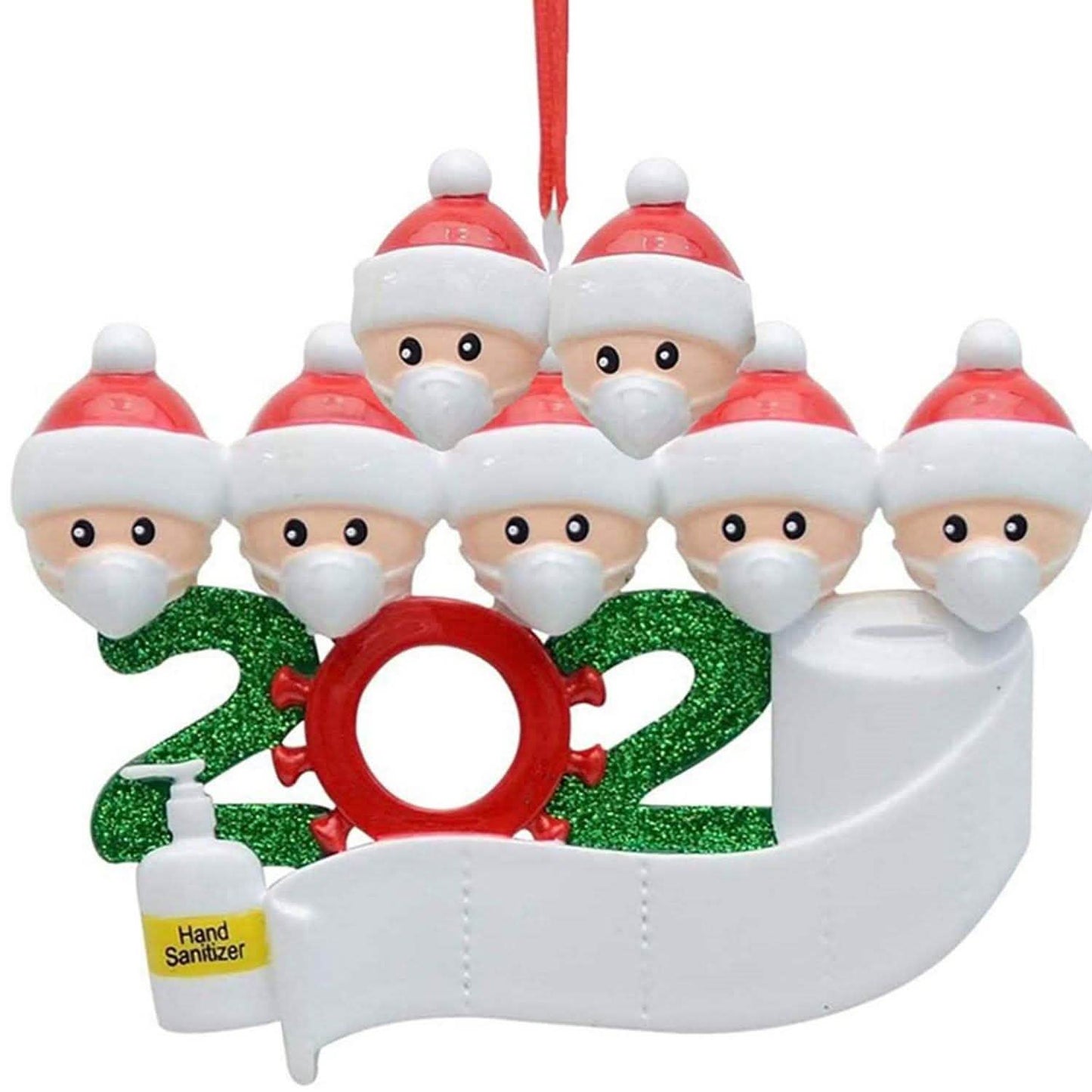 2020 Quarantine Family Personalized Christmas Ornaments DailySale