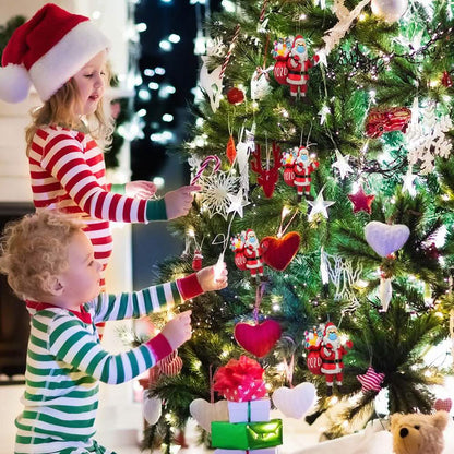 2020 Quarantine Survivor Santa Claus Christmas Ornaments Wearing Mask And Carrying All Essentials DailySale