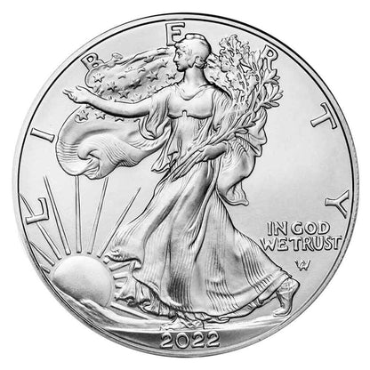 2022 $1 American Silver Eagle 1 Oz BU DailySale