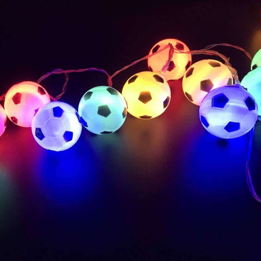 2022 World Cup Decor String Lights Soccer DailySale