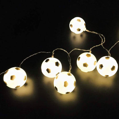 2022 World Cup Decor String Lights Soccer DailySale
